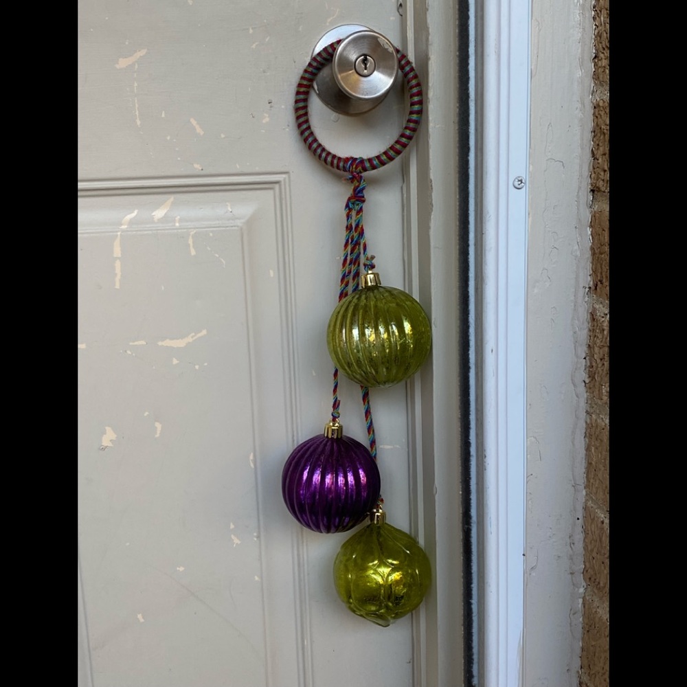 Christmas door hanging ornaments